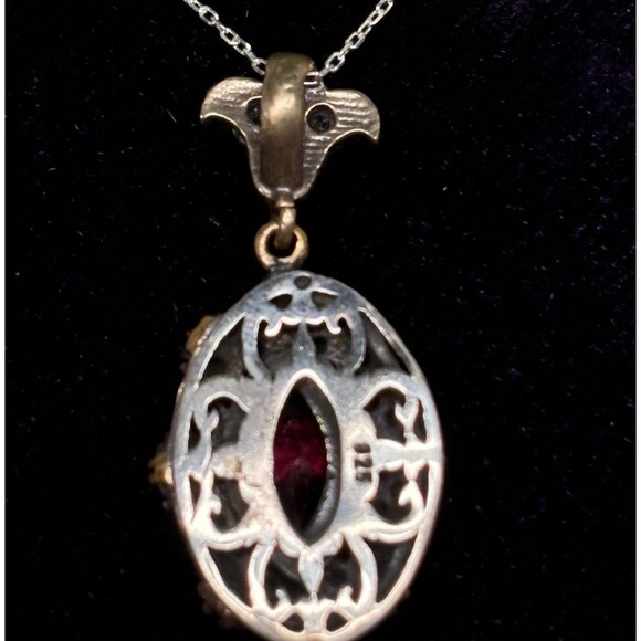 925 Sterling Silver Turkish Vintage Jewelry Set  for Women,NEW,Antique,Handmade - Picture 5 of 9